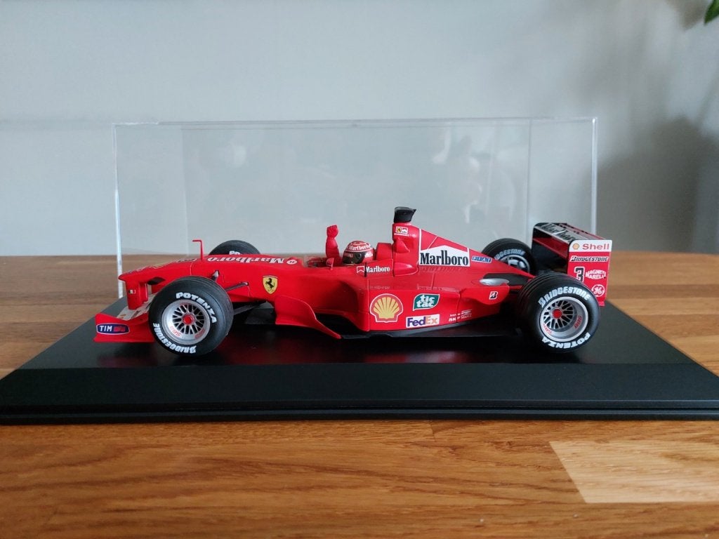 Ferrari F1 2000 Marlboro #3 M. Schumacher Hot Wheels 1:18, Hobby en Vrije tijd, Ophalen of Verzenden, Zo goed als nieuw, Auto