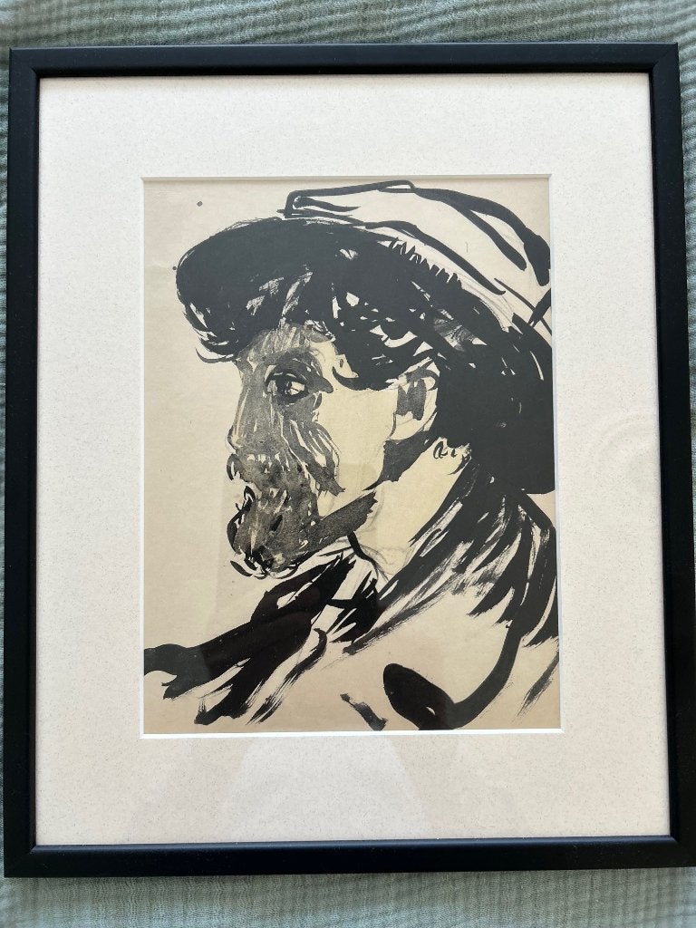 Kees van Dongen – originele pochoir uit 1925, Antiek en Kunst, Portret en Figuren, Ophalen of Verzenden, Gelimiteerde oplage, Pochoir