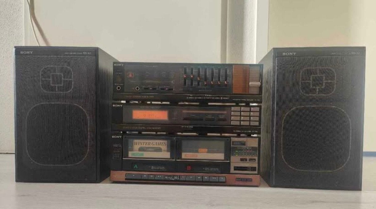 Sony V50 Vintage Hi-Fi Set – TA-V50 versterker met equalizer, Ophalen
