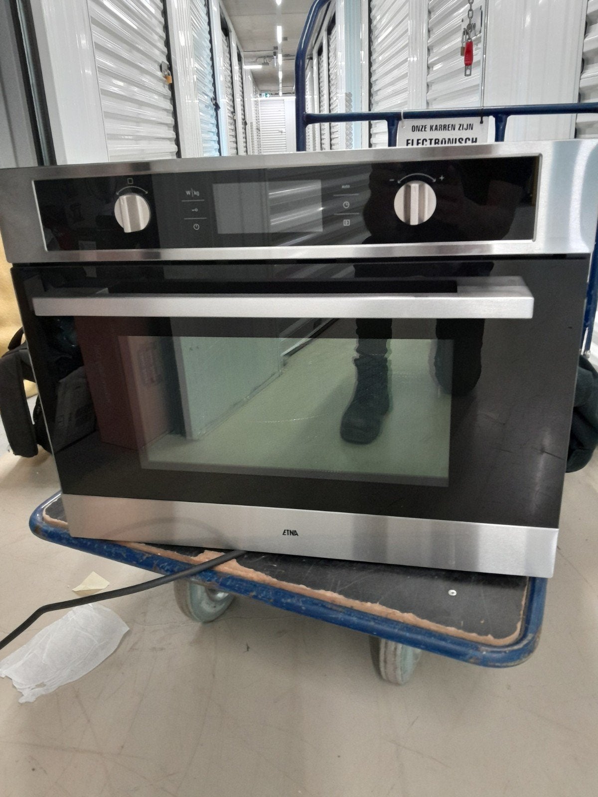 Etna Inbouw Oven - Zo goed als nieuw, Witgoed en Apparatuur, Ovens, 45 tot 50 cm, Oven, Ophalen of Verzenden, Zo goed als nieuw