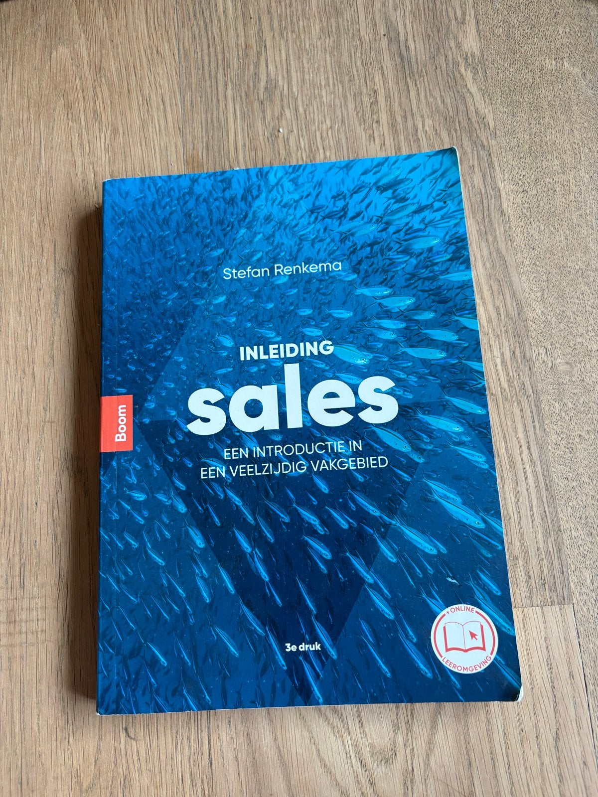 Inleiding Sales - Stefan Renkema (3e druk), Boeken, Ophalen, Gamma, Zo goed als nieuw, HBO