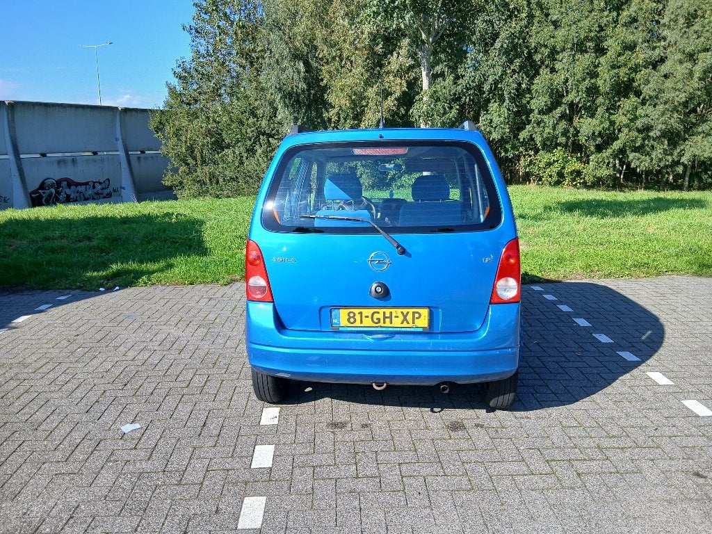 Opel Agila 1.2 I 16V 2000 Blauw apk 27-02-2027, foto 4