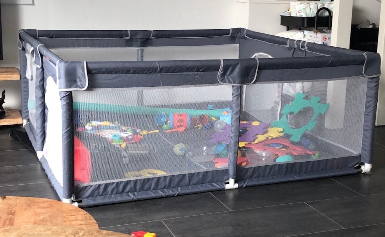 Groot Baby Box Speelhek - Veilig en Ruim Speelparadijs, Kinderen en Baby's, Ophalen, Gebruikt, Rechthoekig, Boxkleed