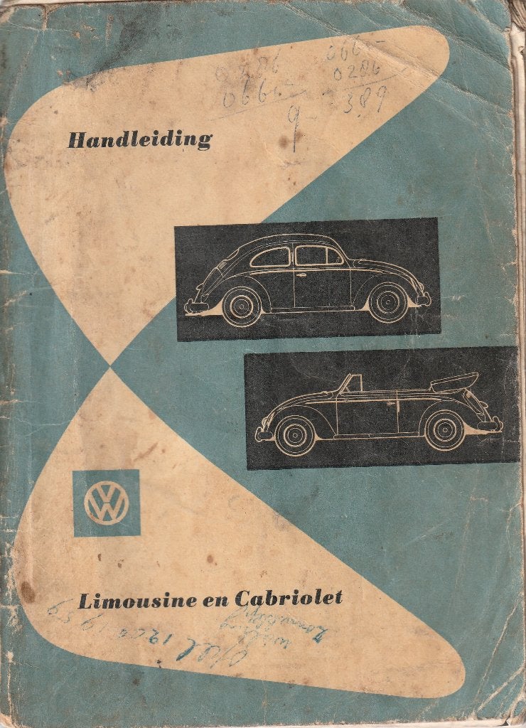 Handleiding Volkswagen (Kever), Limousine en Cabriolet, Auto diversen, Ophalen of Verzenden