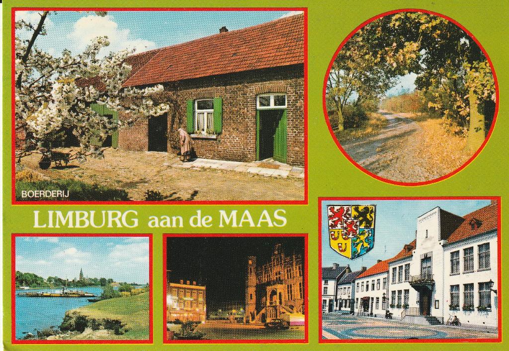 Limburg aan de maas 1983, Ophalen of Verzenden, 1980 tot heden, Gelopen, Limburg