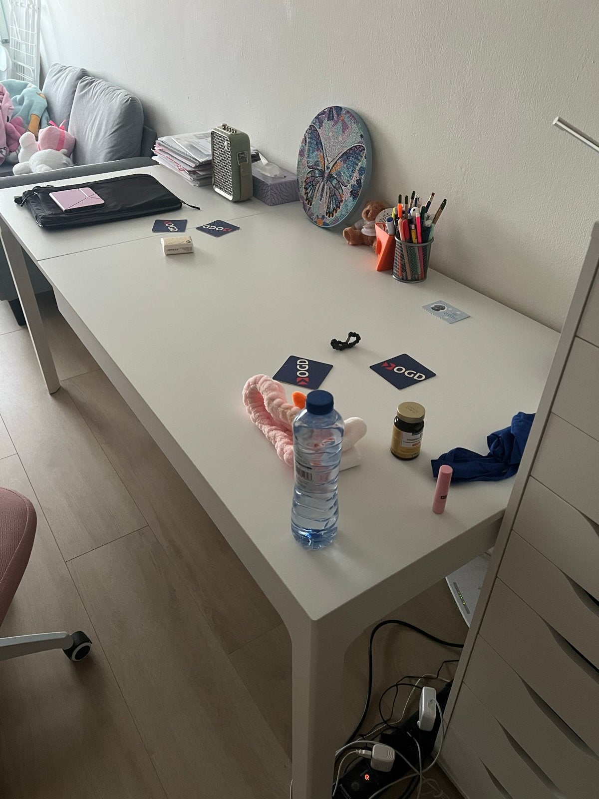 IKEA Ekedalen uitschuifbare tafel wit 120/180x80 cm, Huis en Inrichting, Ophalen, Gebruikt, 50 tot 100 cm, 150 tot 200 cm