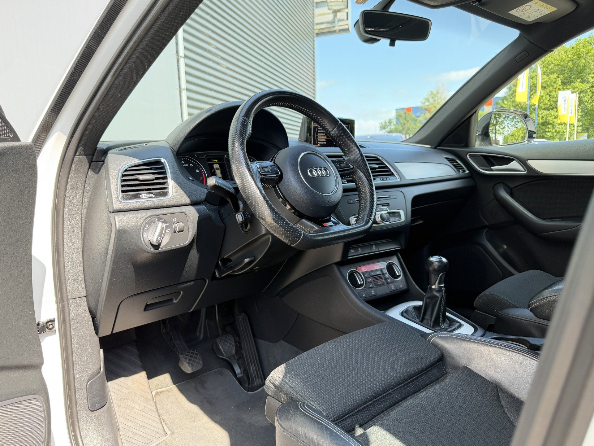 Audi Q3 BWJ 2017 | 1.4TFSI 126 PK Sport Edition | CLIMA | NA, Auto's, 730 kg, 4 cilinders, Leder en Stof, Wit