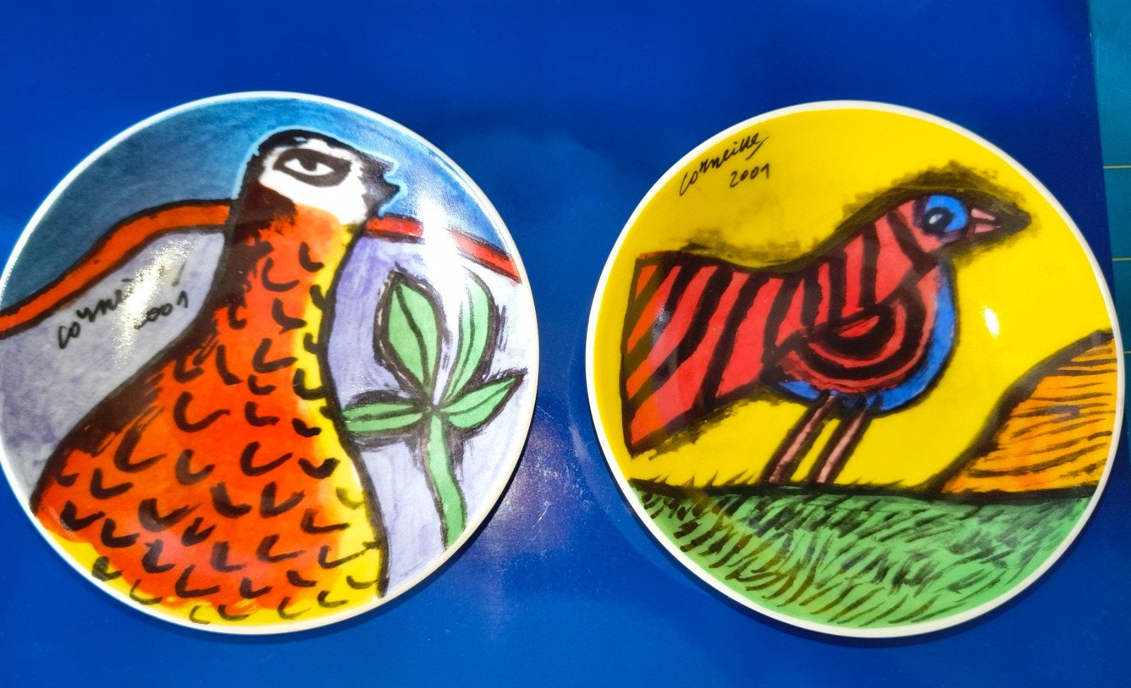 Corneille bordjes 2001 niet gebruikt - Set van 2, Antiek en Kunst, Ophalen of Verzenden