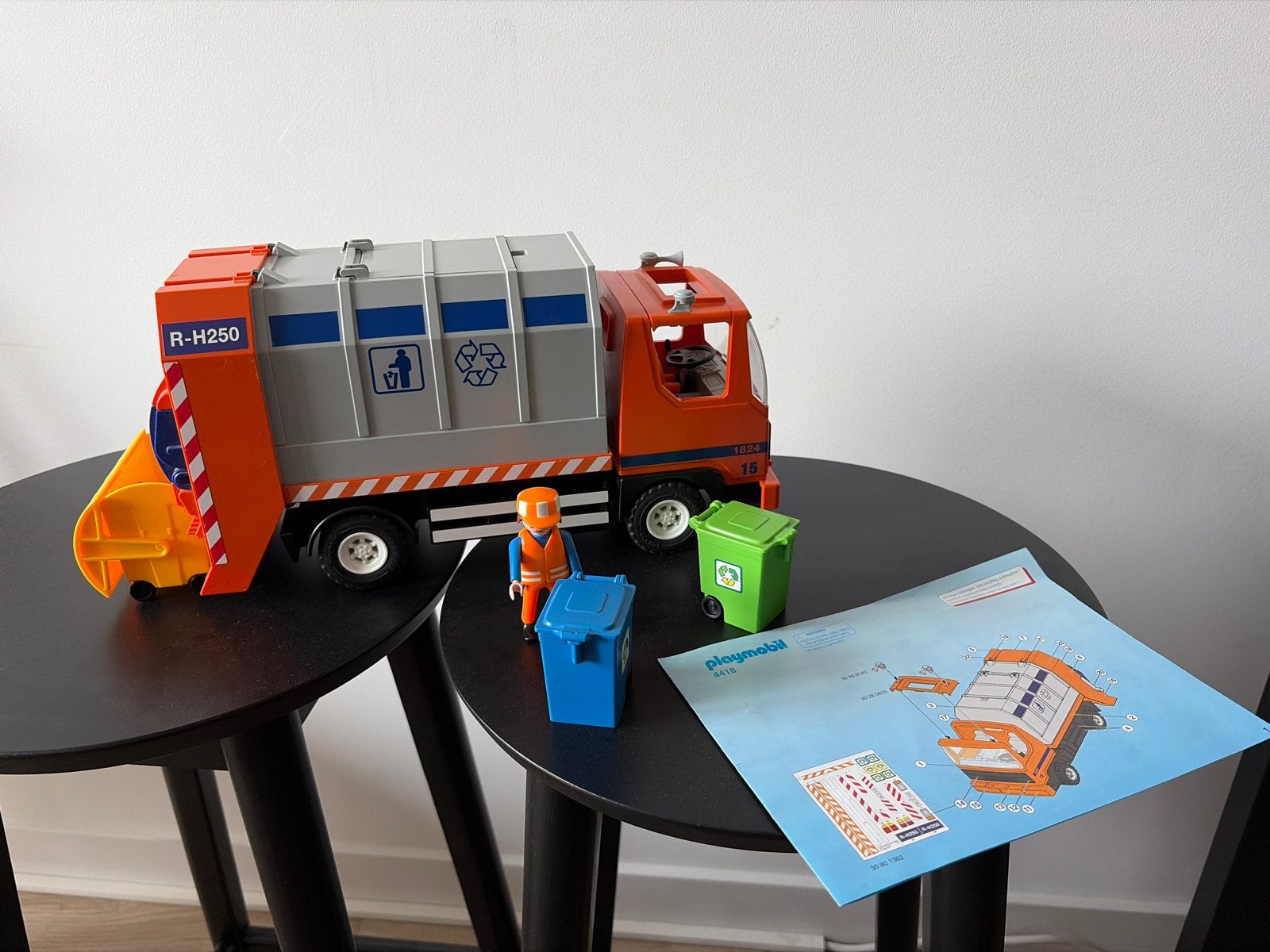 Playmobil Vuilniswagen Set 4418 - Keurig Netjes, Gebruikt, Complete set, Voertuig, Ophalen of Verzenden