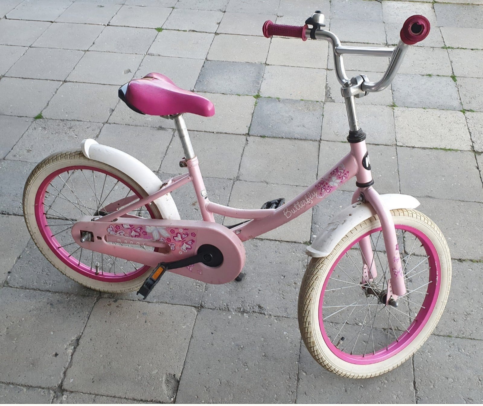 Roze meisjesfiets 5-7 jaar, Ophalen, Gebruikt, Terugtraprem, Onbekend
