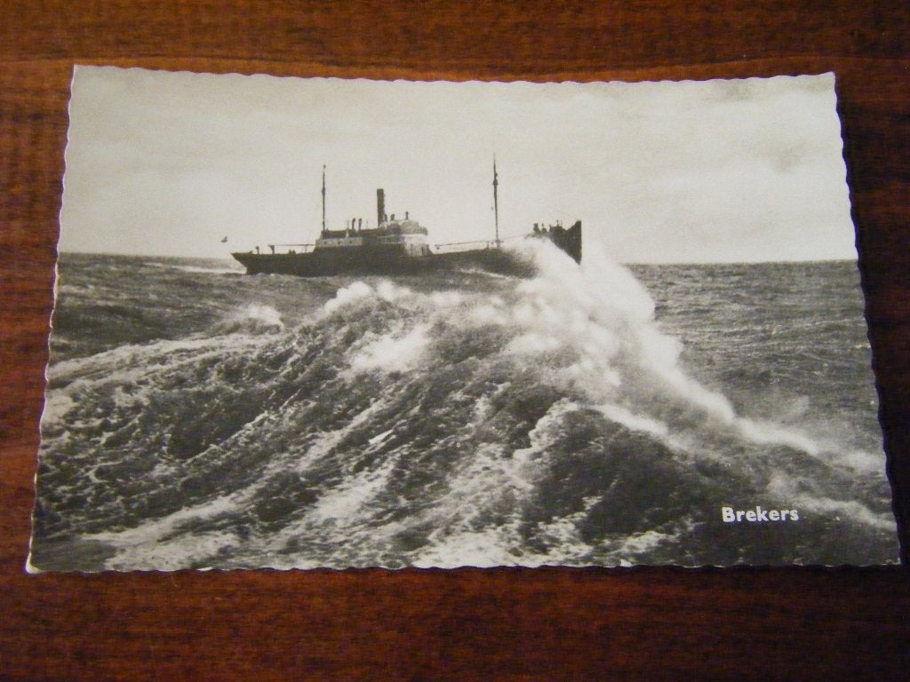 W39 - Sleepboot - Breker - Mooi/Oud, Ophalen of Verzenden, Gebruikt, Kaart, Foto of Prent