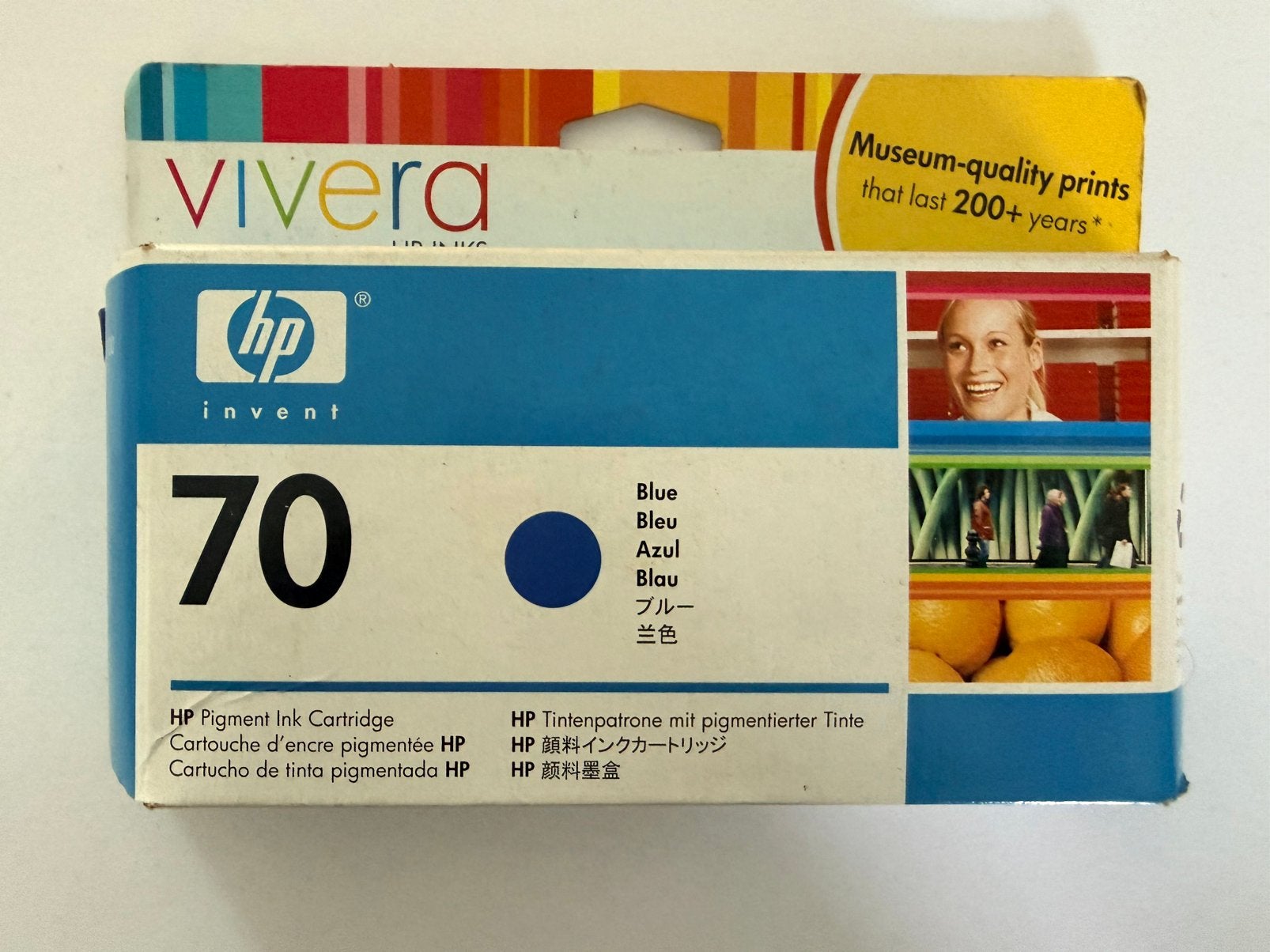 HP 70 inkt cartride blue, Ophalen of Verzenden, Nieuw, Cartridge