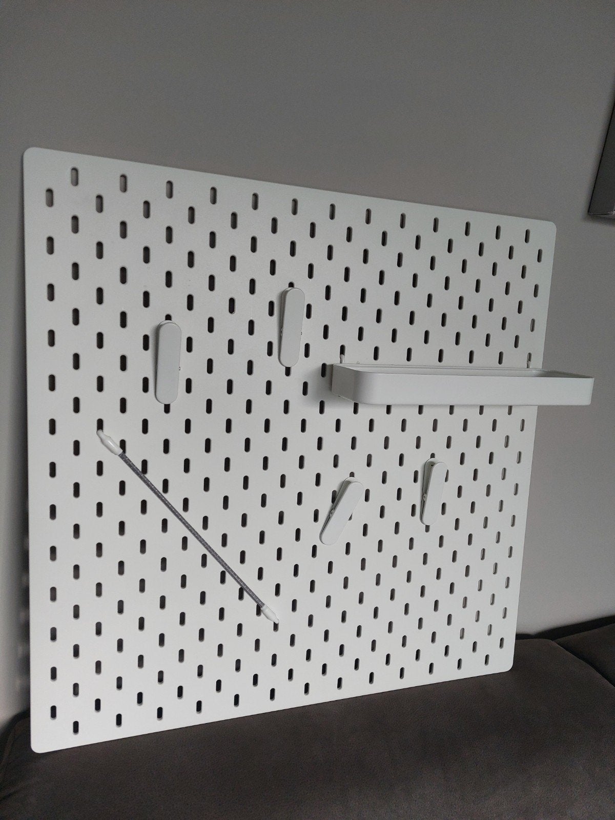IKEA Skadis Pegboard met accessoires - Wit, Ophalen, Wit, Modern