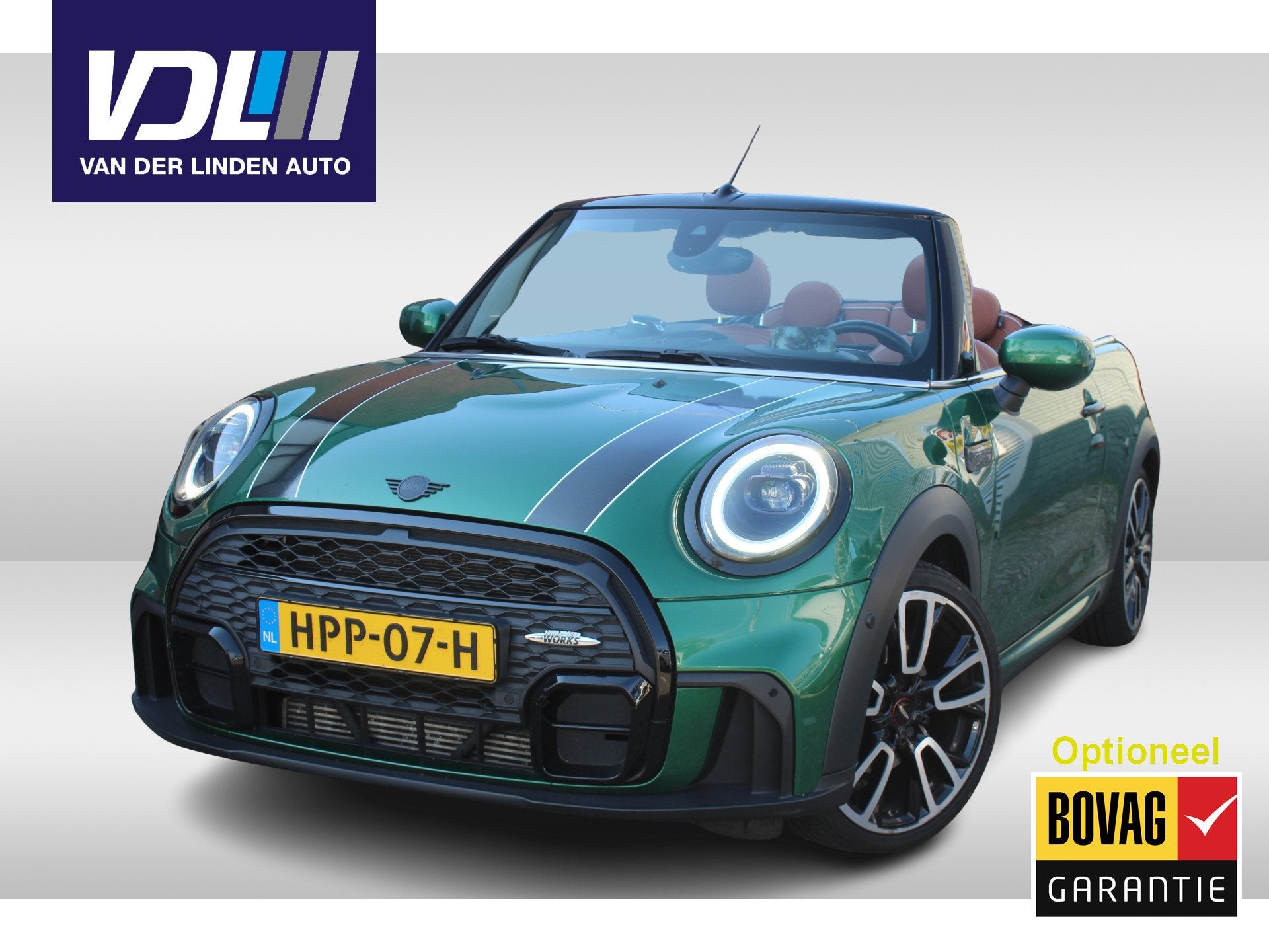 MINI Cabrio 1.5 Cooper l Chester bruin leer l Harman kardon, Auto's, 12 maanden, 136 pk, Gebruikt, Euro 6