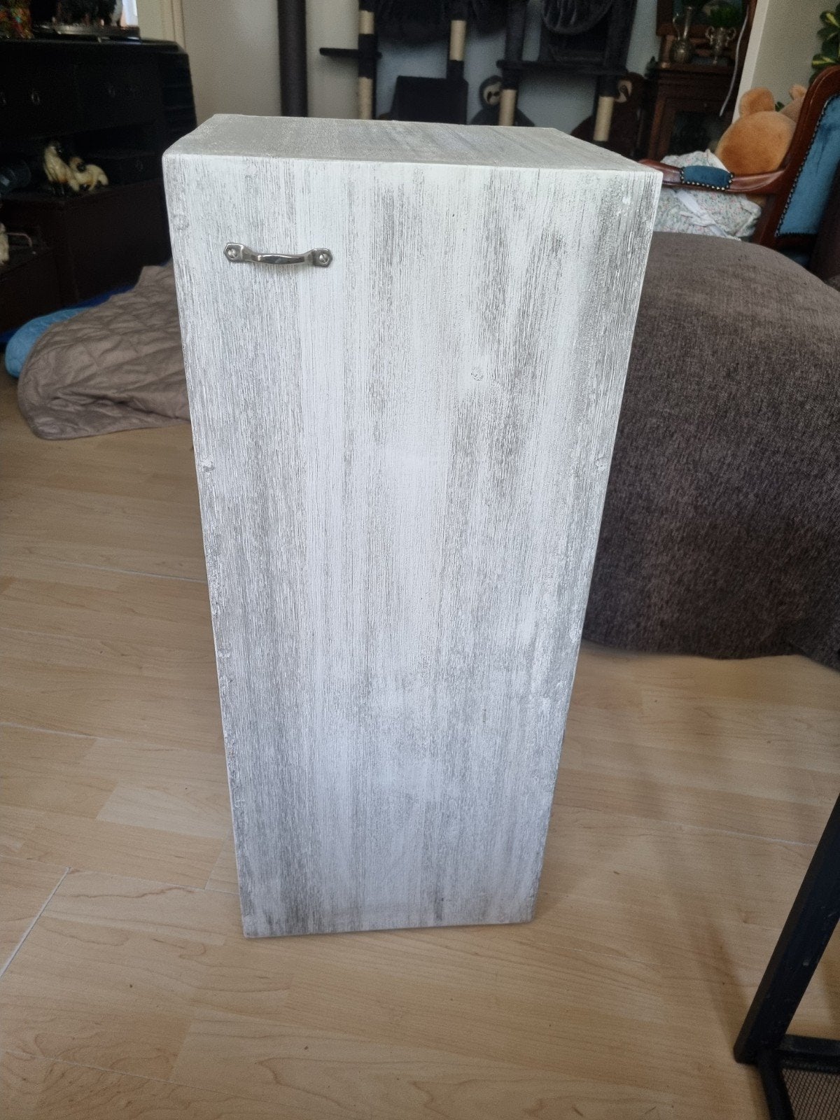 Decoratieve zuil 72x30x30 cm - Wit/grijs, Huis en Inrichting, Woonaccessoires | Zuilen en Pilaren, Ophalen, Zo goed als nieuw