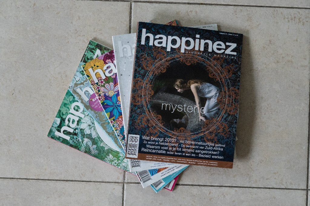 Happinez Tijdschriften 2009 – Nummers 3 + 5 t/m 8, Ophalen of Verzenden, Zo goed als nieuw, Lichaam en Geest