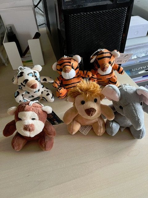 Sleutelhangers knuffelbeestjes, Ophalen of Verzenden, Nieuw, Knuffel of Figuurtje