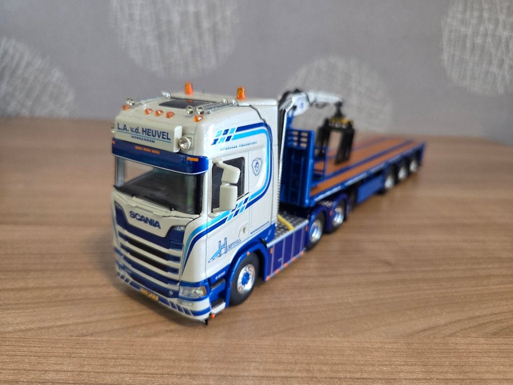 L.A. van den Heuvel Scania S Highline stenentrailer, Ophalen of Verzenden, Nieuw, Bus of Vrachtwagen, Wsi