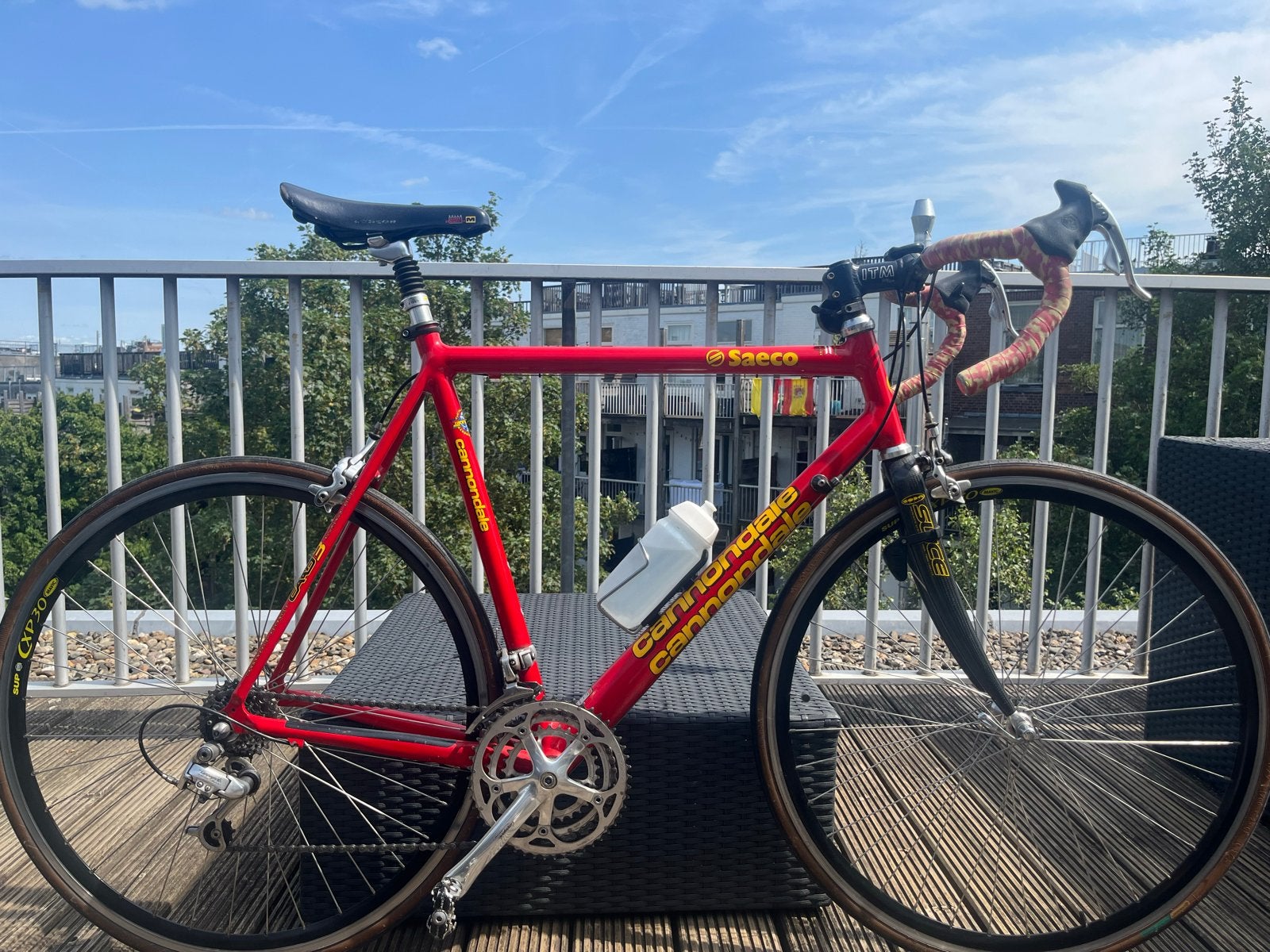 Cannondale CAAD3 Saeco Campagnolo Athena racefiets, 28 inch, Gebruikt, Aluminium, Meer dan 20 versnellingen