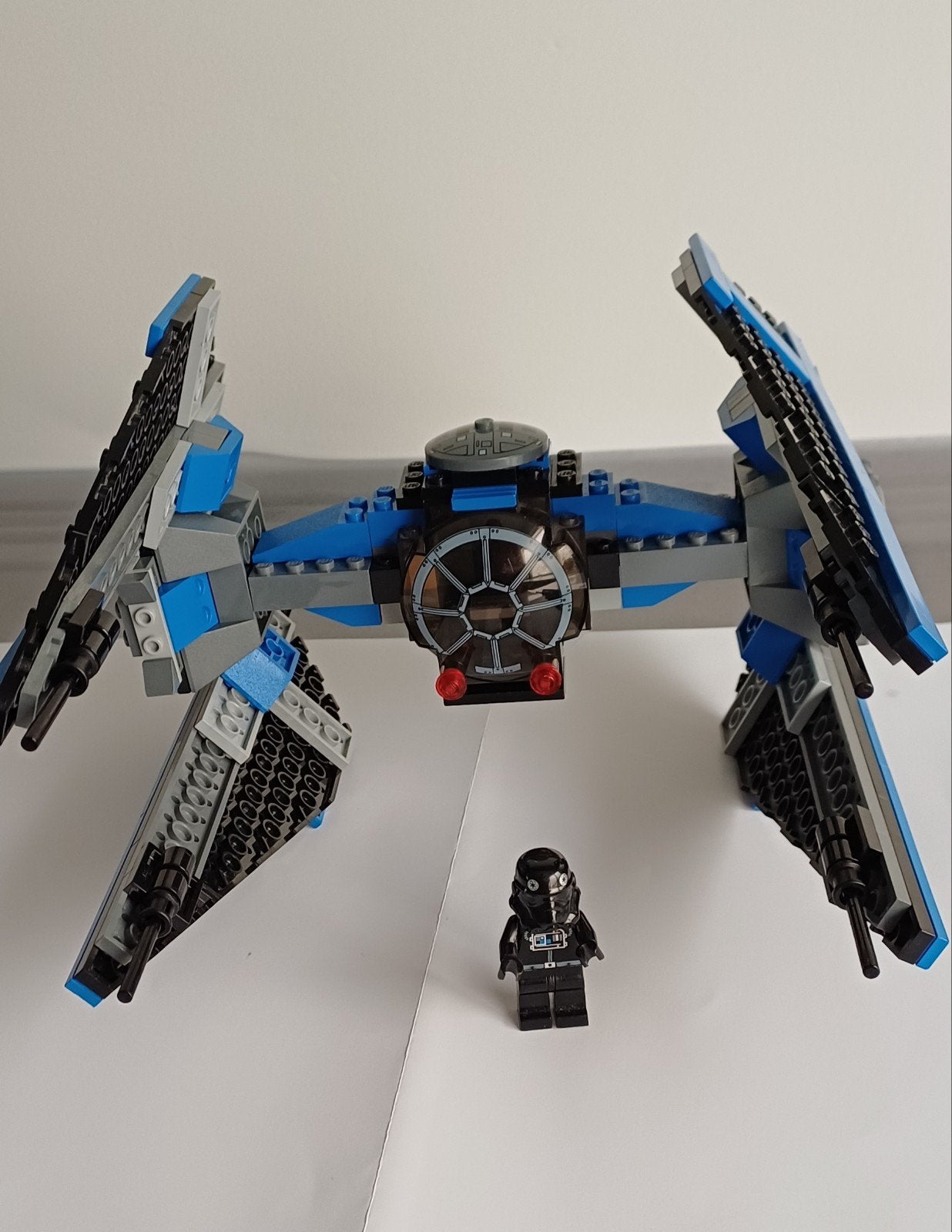 Lego Star Wars 6206 TIE Interceptor met boekje, Star Wars, Lego, Ophalen of Verzenden, Zo goed als nieuw