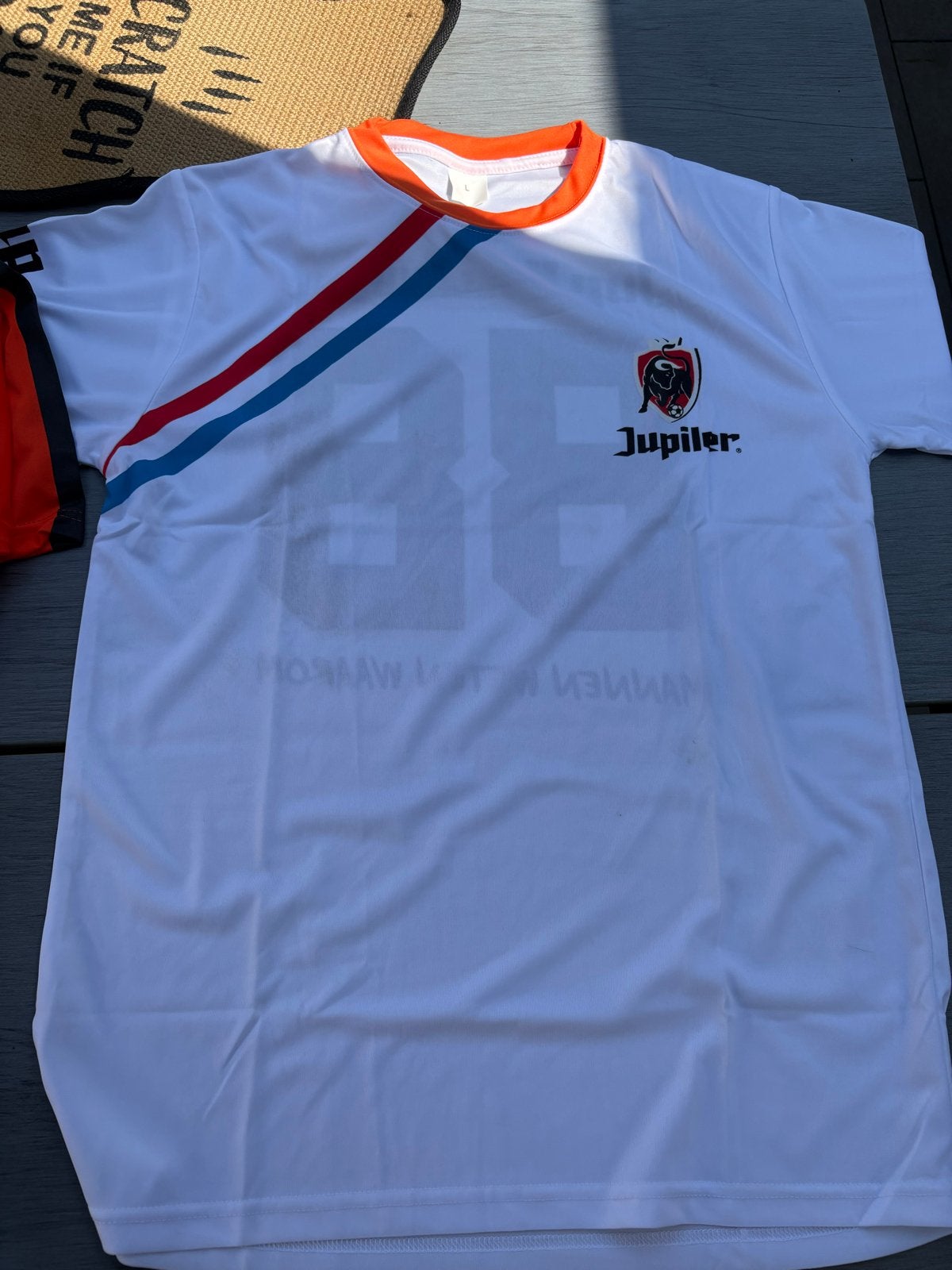 Oranje Jupiler WK Shirt en Rojami's Trainingspak, Ophalen of Verzenden, Nieuw, Maat 52/54 (L), Oranje