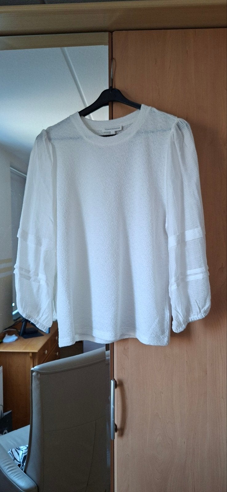 BLOUSE _ SHIRT MAAT L MERK ANOTHERWOMAN WIT NIEUW., Ophalen of Verzenden, Nieuw, Wit