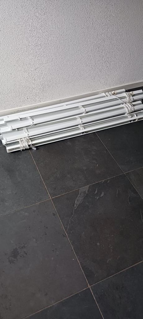 Aluminium jaloezieën, Ophalen, Gebruikt, 100 tot 150 cm, 200 cm of meer