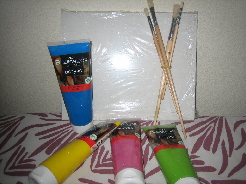 Hobbyverf /schilders doek/kwasten, Ophalen of Verzenden, Nieuw, Acrylverf