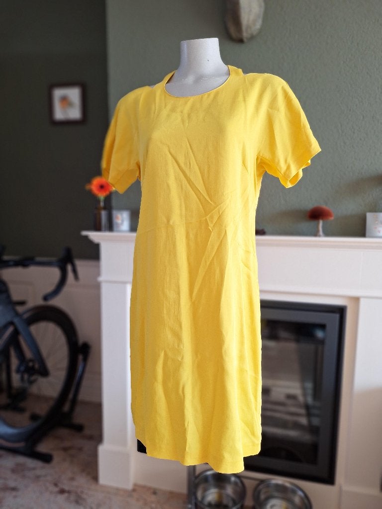 Pennyblack Penny Black knal geel jurk met riem 42, Verzenden, Geel, Maat 42/44 (L), Zo goed als nieuw