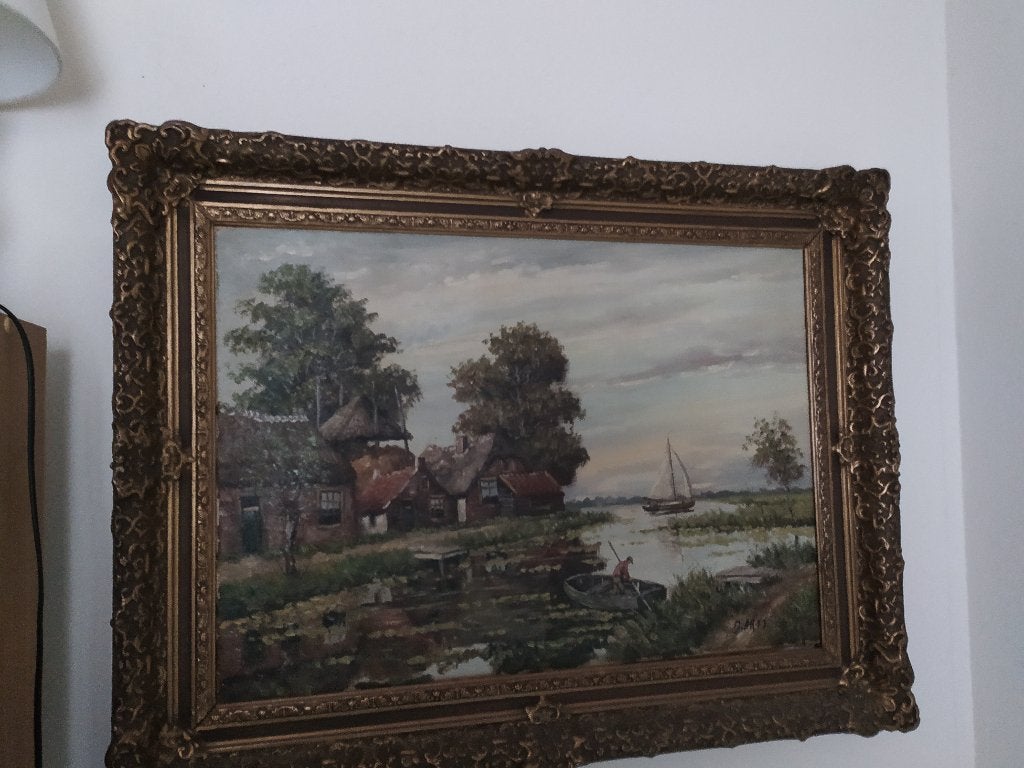 schilderij, Ophalen