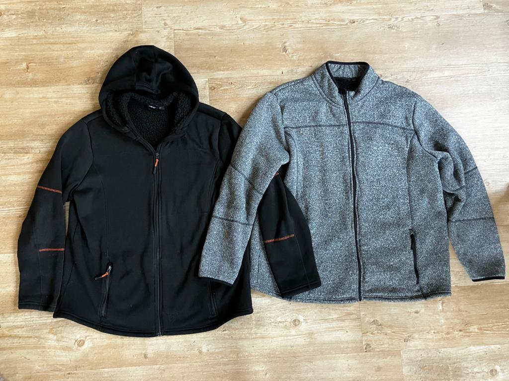 2 Livergy fleece vesten (zwart & grijs) beide mt XXL (60/62), Zwart, Overige maten, Ophalen of Verzenden, Zo goed als nieuw