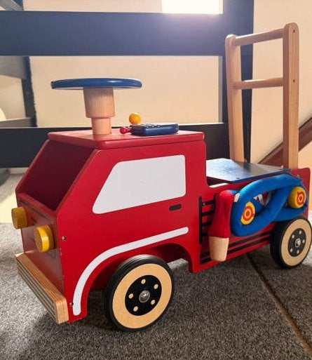 I’m Toy brandweer loopwagen, Ophalen, Zo goed als nieuw