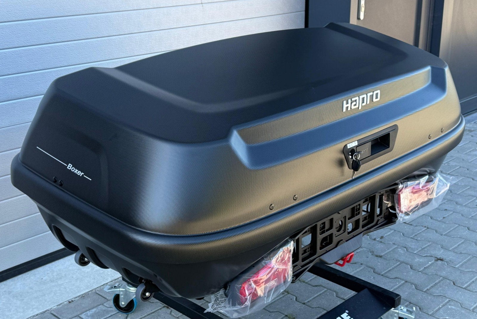 ACTIE OP HAGELNIEUWE Hapro boxer L trekhaakboxen+platform, Auto diversen, Ophalen of Verzenden, Zo goed als nieuw