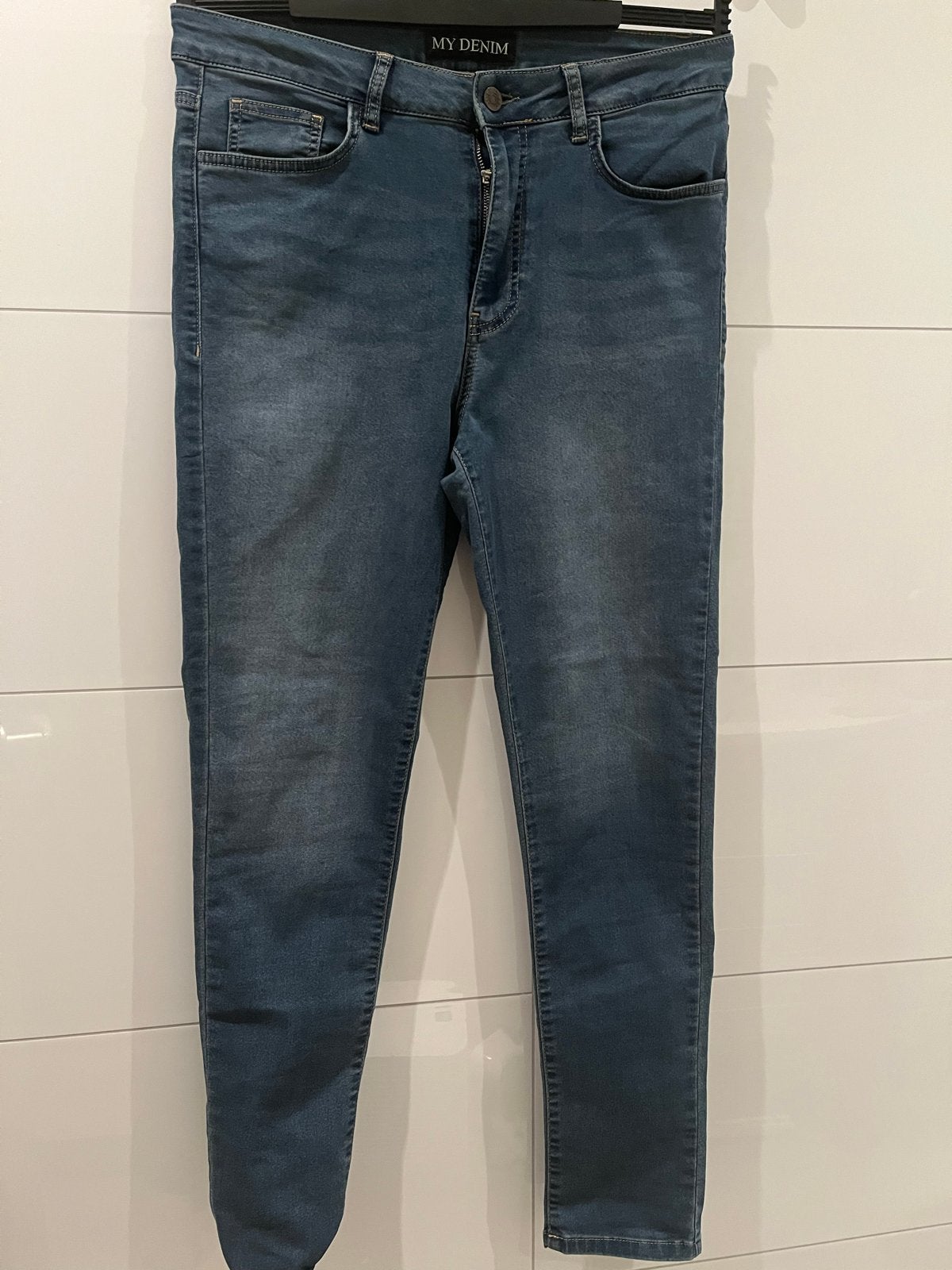 My Denim Jeans / Yoek - Maat 44 - Zo goed als nieuw, Ophalen of Verzenden, Zo goed als nieuw, Blauw, Overige jeansmaten