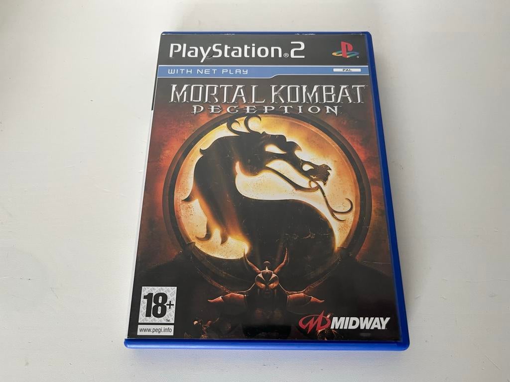 Mortal Kombat Deception PS2, Spelcomputers en Games, Games | Sony PlayStation 2, Gebruikt, Vanaf 18 jaar, Vechten, T