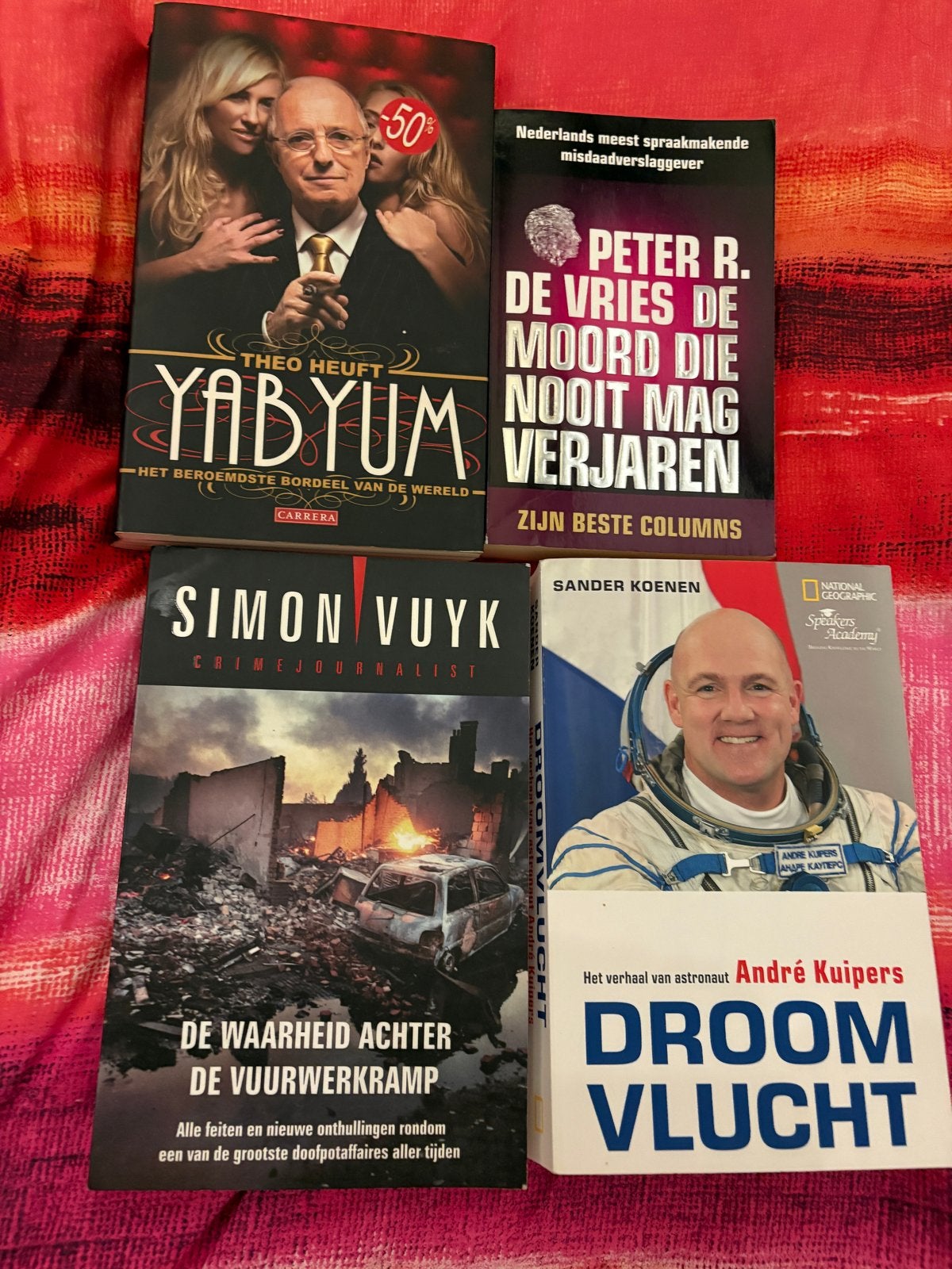 Boekenpakket: Yab Yum, Peter R. de Vries, Simon Vuyk, André, Ophalen of Verzenden, Gelezen, Nederland