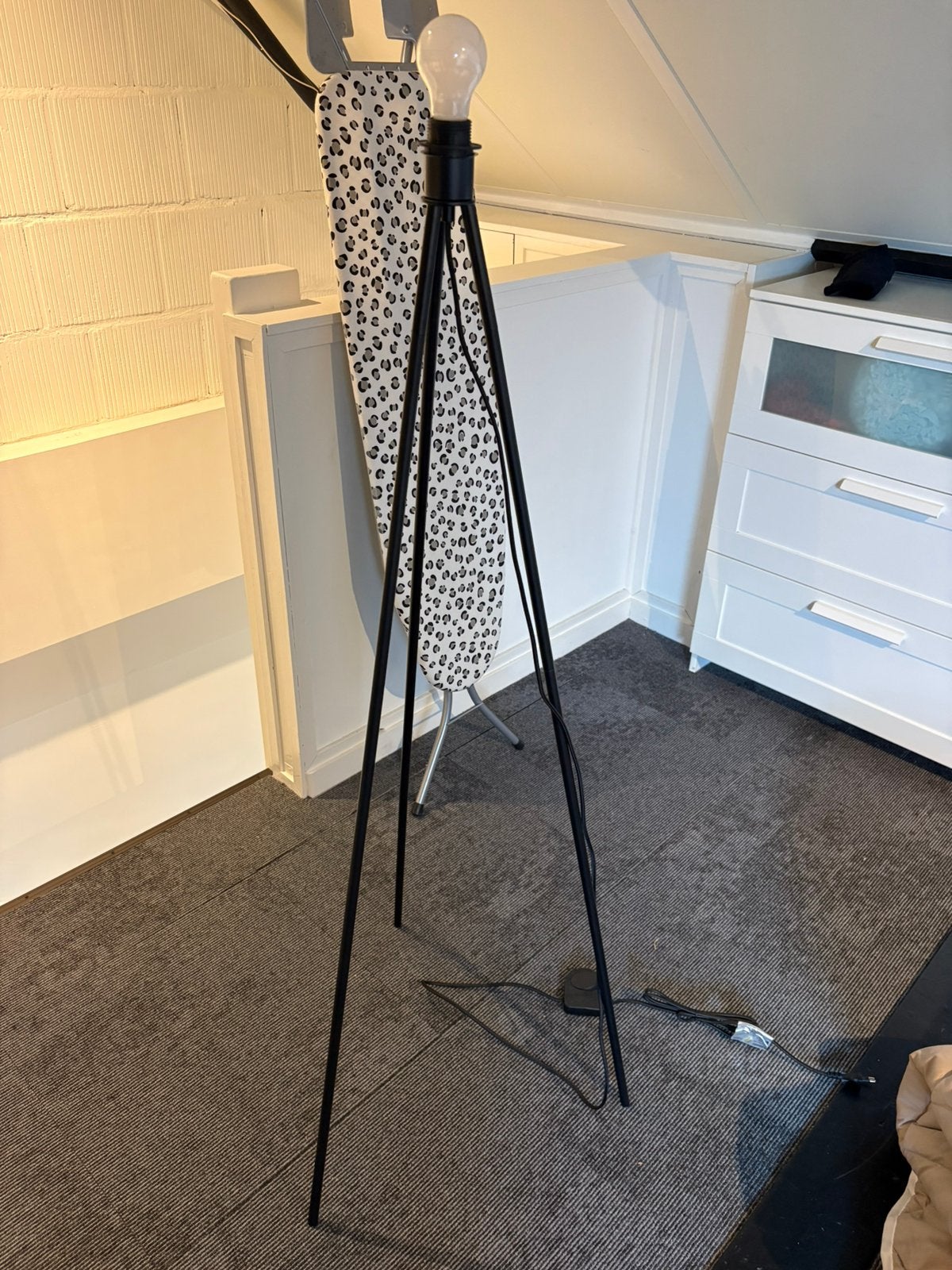 sta lamp, Ophalen, E27 (groot), Zo goed als nieuw, Metaal