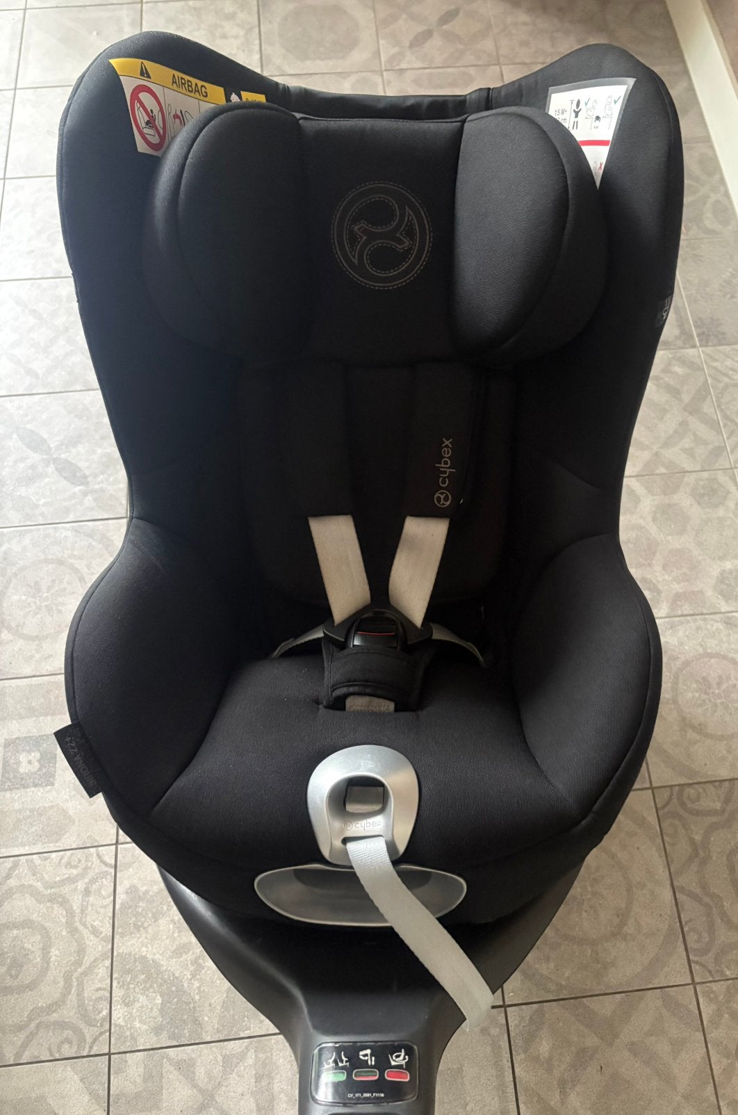 Cybex autostoel met base, Gebruikt, 0 t/m 18 kg, Isofix, Ophalen