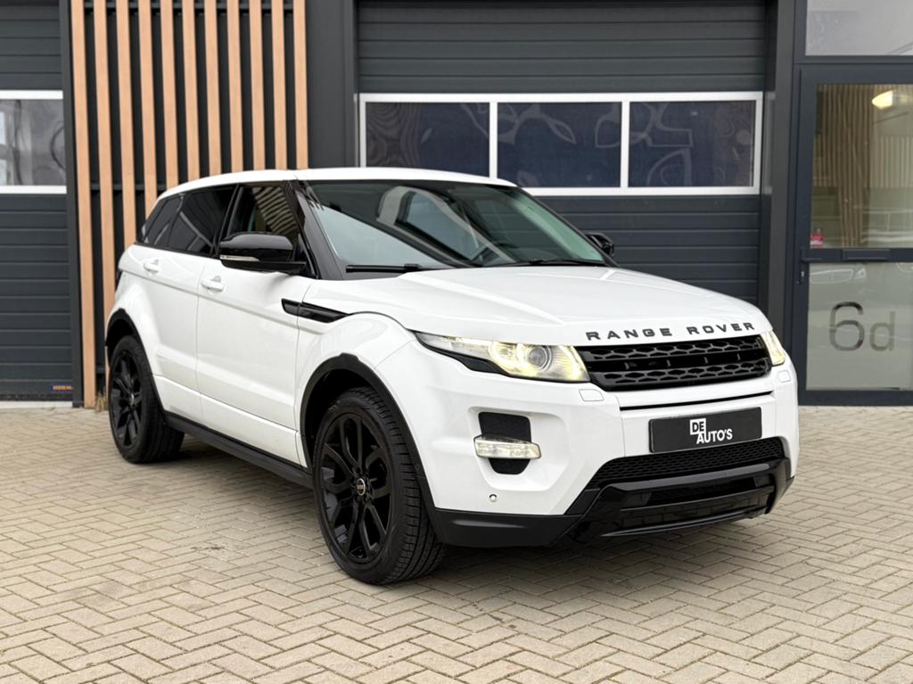 Land Rover Range Rover Evoque 2.2 TD4 4WD AUT 2012 Wit, Auto's, Automaat, 15 km/l, Wit, Leder
