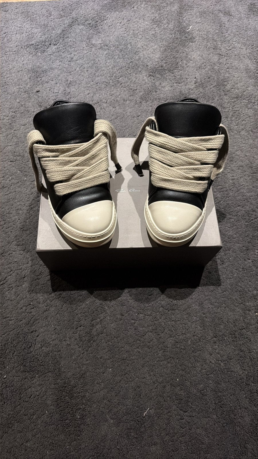 Rick Owens Jumbo lace, Zwart, Nieuw, Ophalen of Verzenden, Sneakers of Gympen