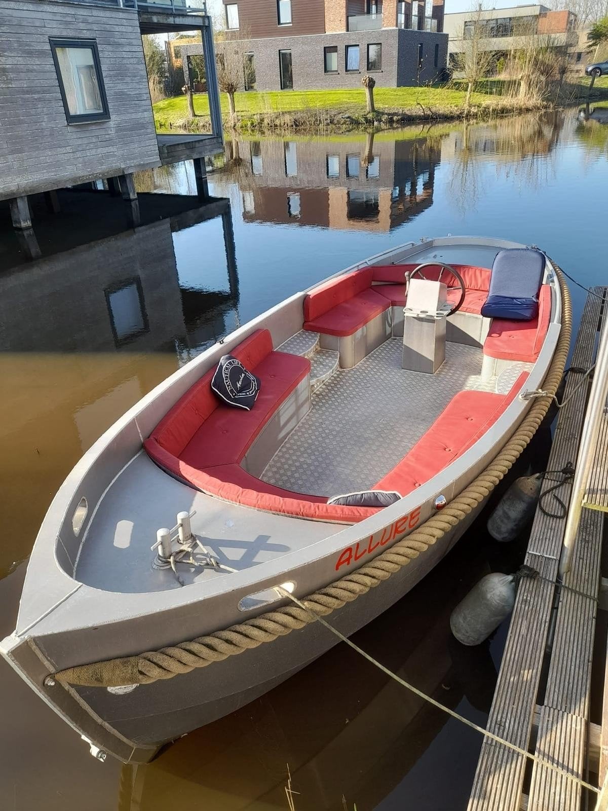 Aluminium sloep (ontwerp van Vossen) 6.50 x 2.30., Watersport en Boten, Overige merken, Overige typen, Aluminium, Ophalen of Verzenden