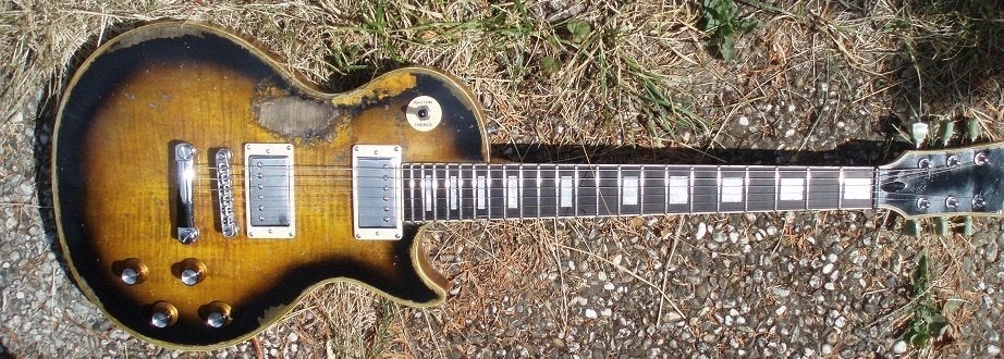 Te ruil mooie relic Les Paul, Muziek en Instrumenten, Ophalen of Verzenden, Gebruikt, Solid body, Overige merken