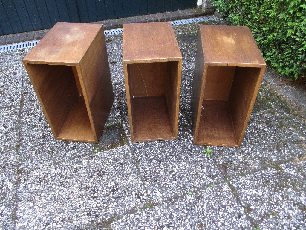 3 Opberg kistjes, Ophalen, Hout, Gebruikt, Overige stijlen