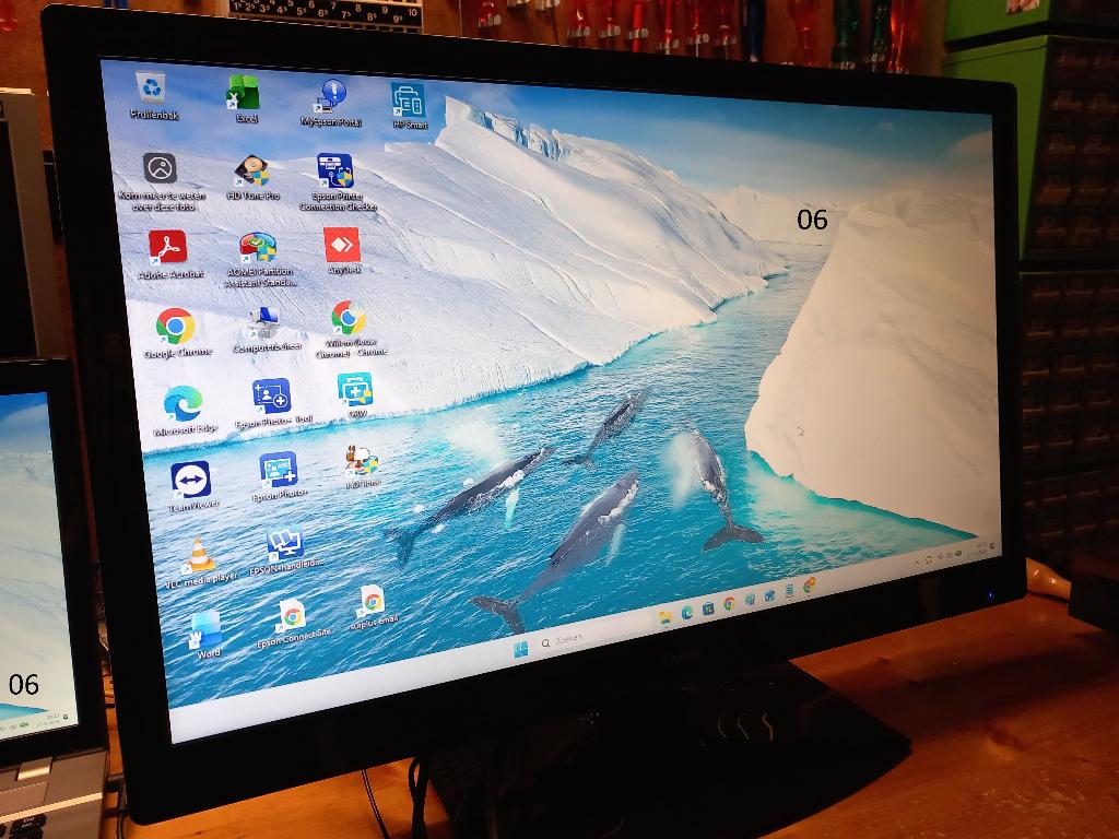 goede gebruikte monitoren, Computers en Software, Monitoren, Gebruikt, 23-27 inch, Overige typen, 60 Hz of minder