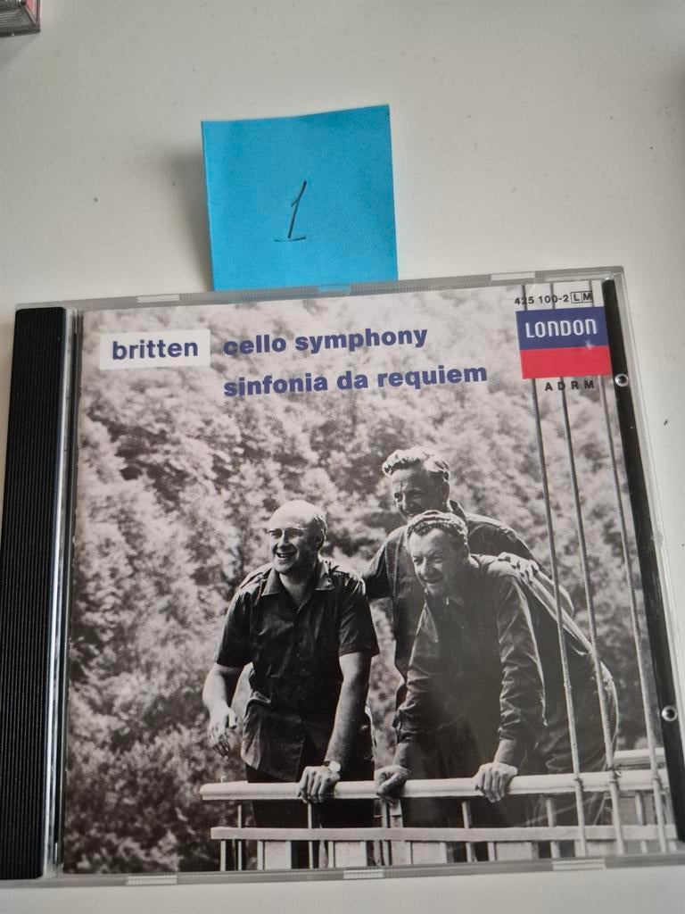Britten: Cello Symphony, Sinfonia da Requiem CD, Ophalen of Verzenden, Modernisme tot heden, Gebruikt, Orkest of Ballet