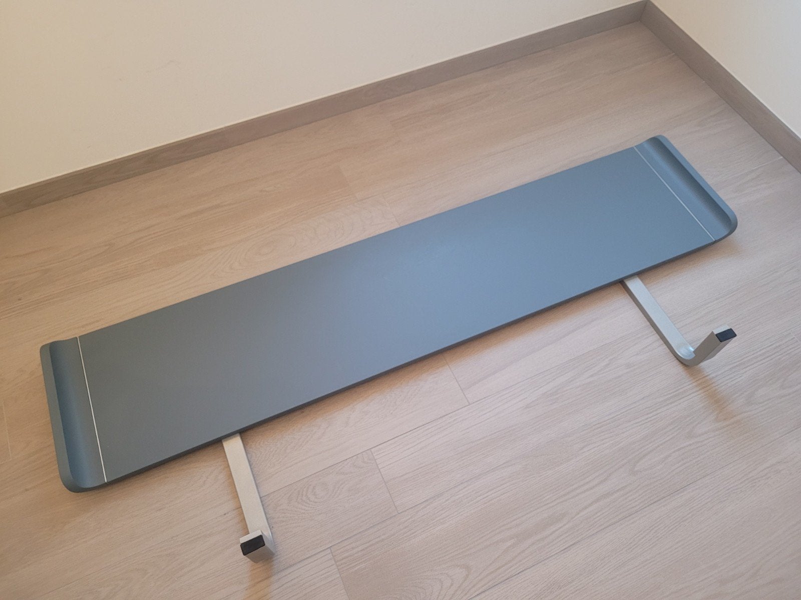 Auping hoofdbord curved / 160cm / cool grey, Ophalen, Tweepersoons, Zo goed als nieuw, Grijs