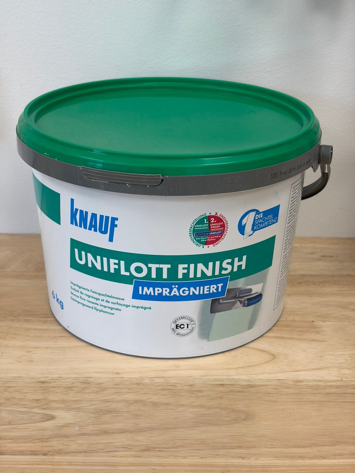 Knauf Uniflott Geïmpregneerd (2,8 kg) + Finish (5 kg), Ophalen of Verzenden, Zo goed als nieuw