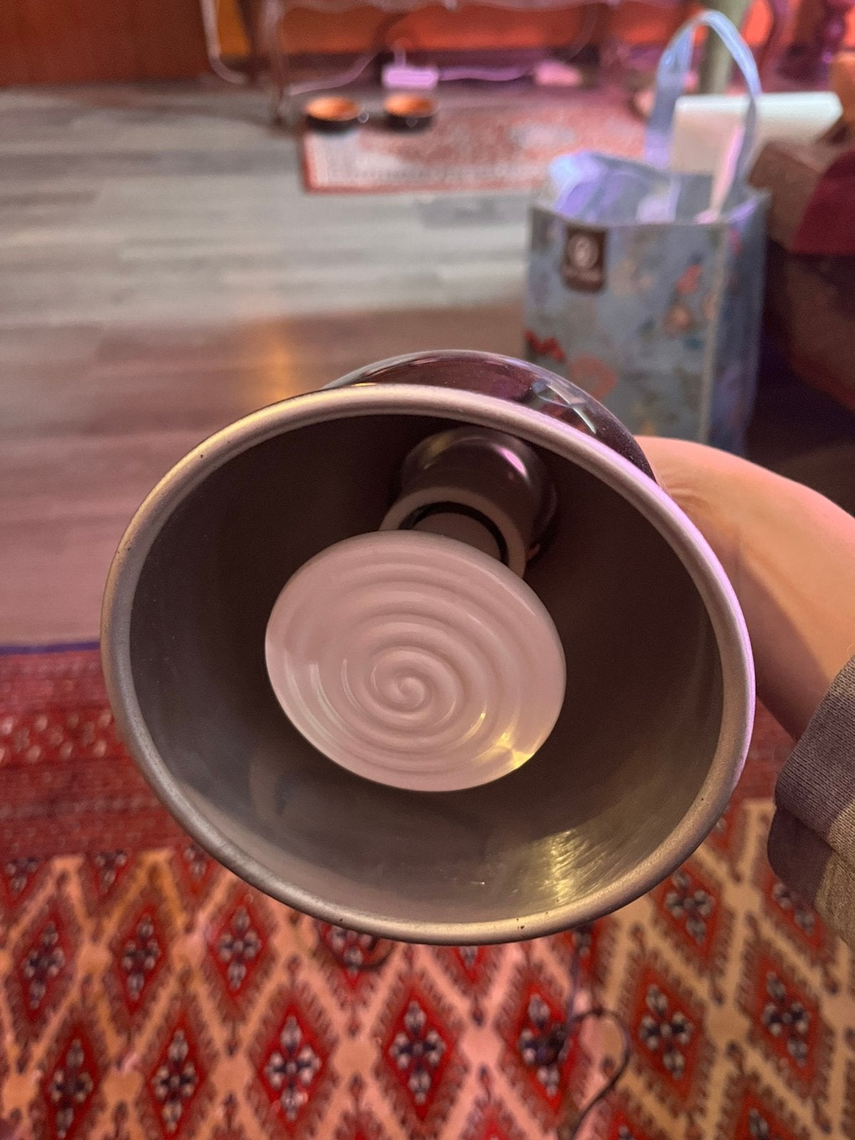 Keramische warmtelamp + fitting + dome, Ophalen, Zo goed als nieuw