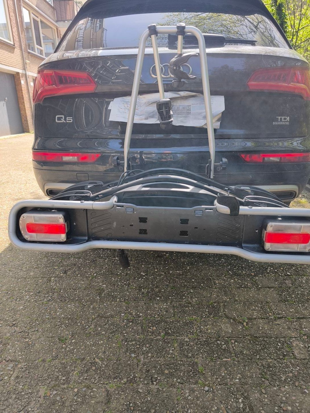 Thule EuroRide 941 Kantelbare Fietsendrager, Auto diversen, Fietsendragers, Ophalen, 1 fiets, Gebruikt, Trekhaakdrager