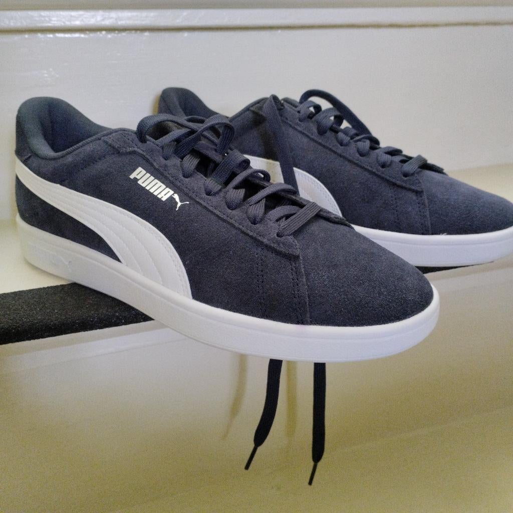 Puma Smash sneakers maat 42,5 blauw/wit, Puma, Blauw, Ophalen of Verzenden, Sneakers of Gympen